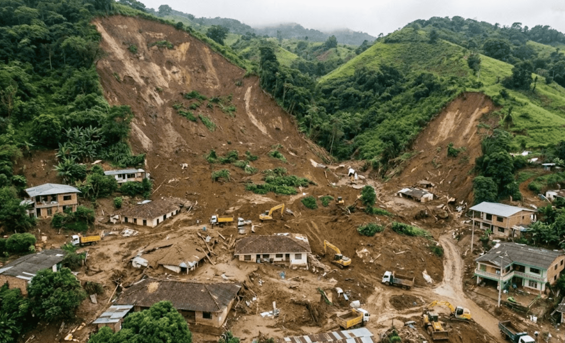 Lluvias torrenciales provocan alud mortal en Indonesia: saldo preliminar, 25 fallecidos
