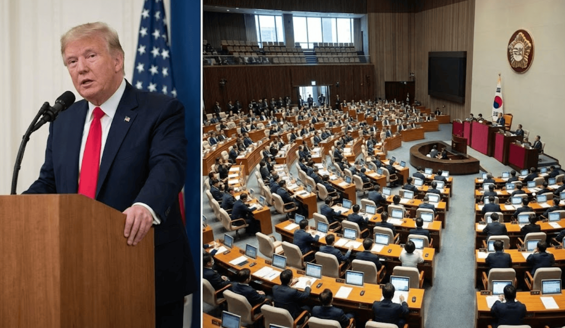 Trump anuncia alza de aranceles a importaciones de Corea del Sur: del 15% al ​​25%