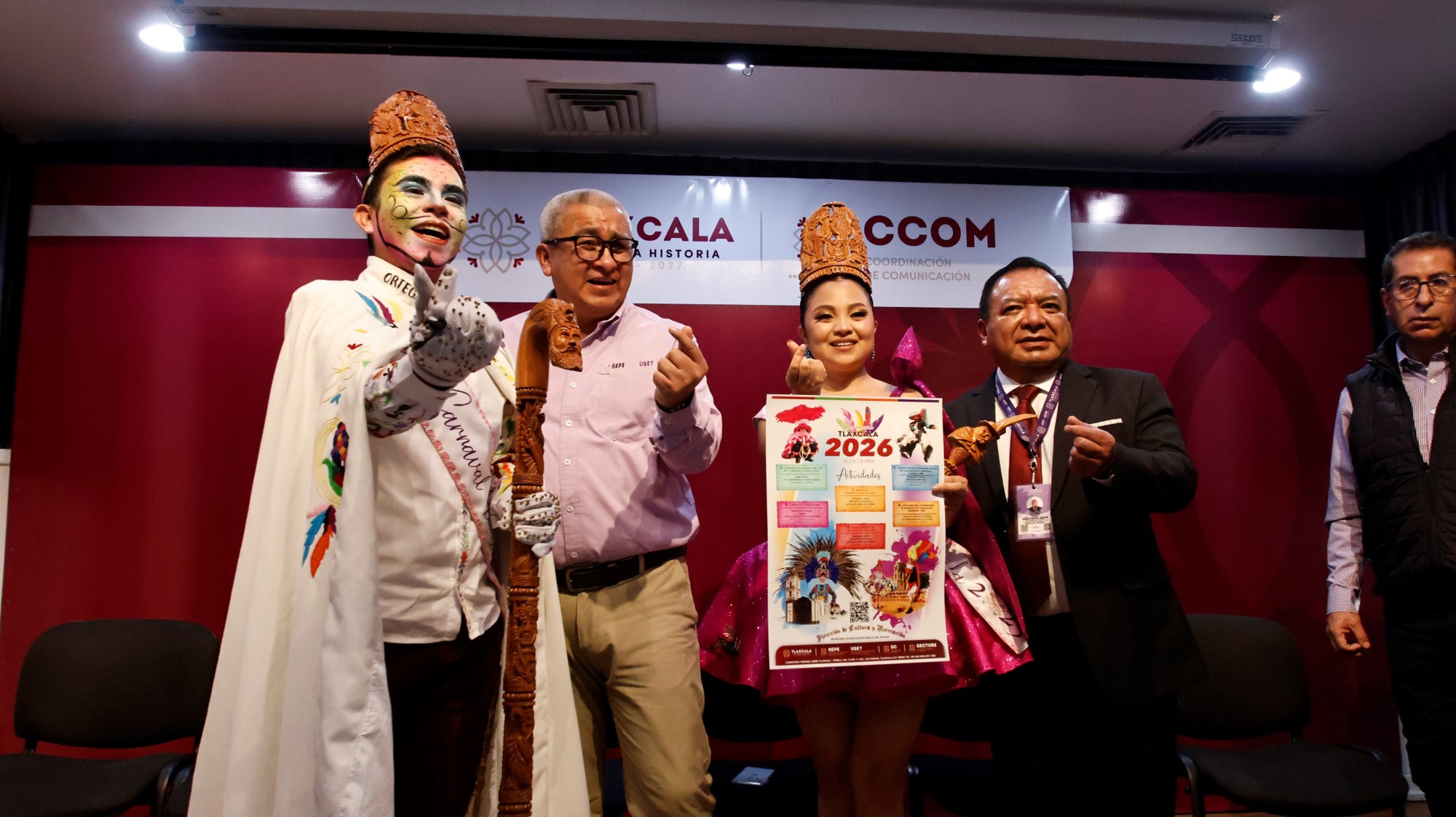 Presentan programa oficial del Carnaval Tlaxcala 2026