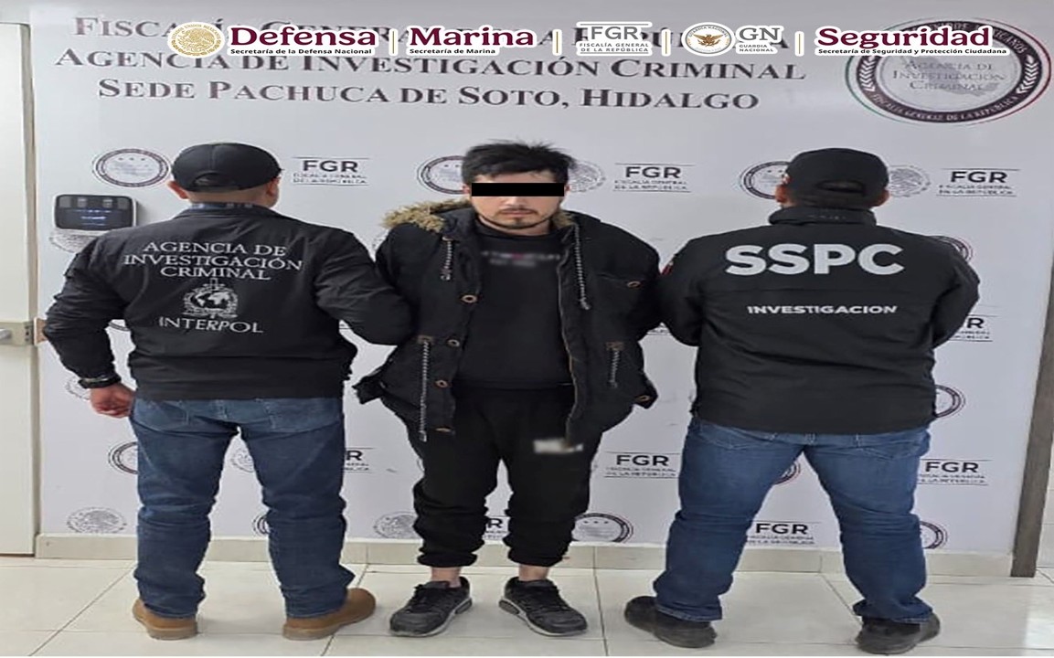 Es detenido Alejandro N, de los 10 fugitivos más buscados por el FBI