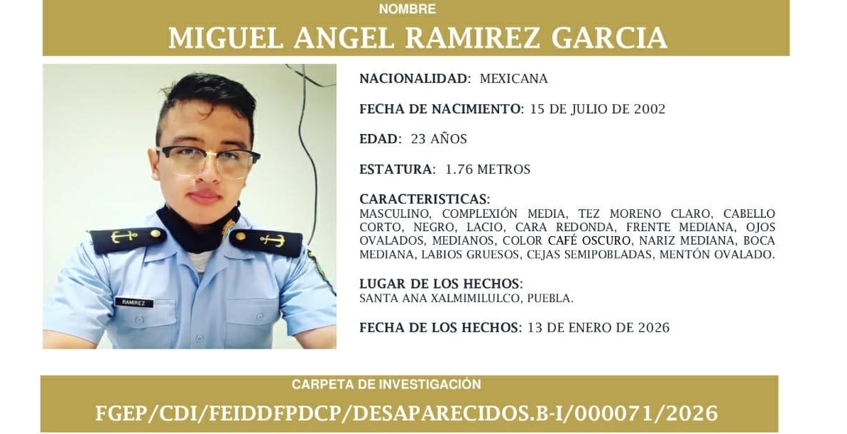 El cadáver encontrado camino al Batán, pertenece a Miguel Ángel, que desapareció en Huejotzingo 