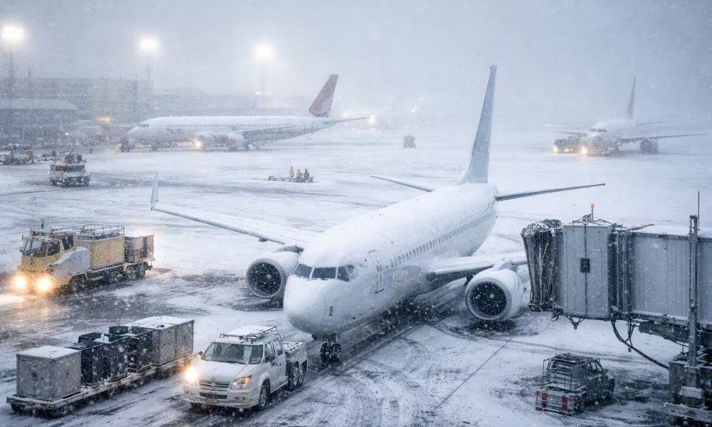 Cancelan más de 10 mil vuelos en EU por tormenta invernal 