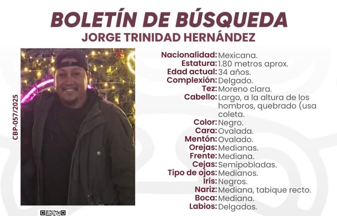 Jorge Trinidad Hernández lleva un año desaparecido en El Seco, ayuda a localizarlo 