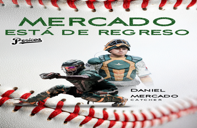 Daniel Mercado, solidez detrás del plato con Pericos de Puebla