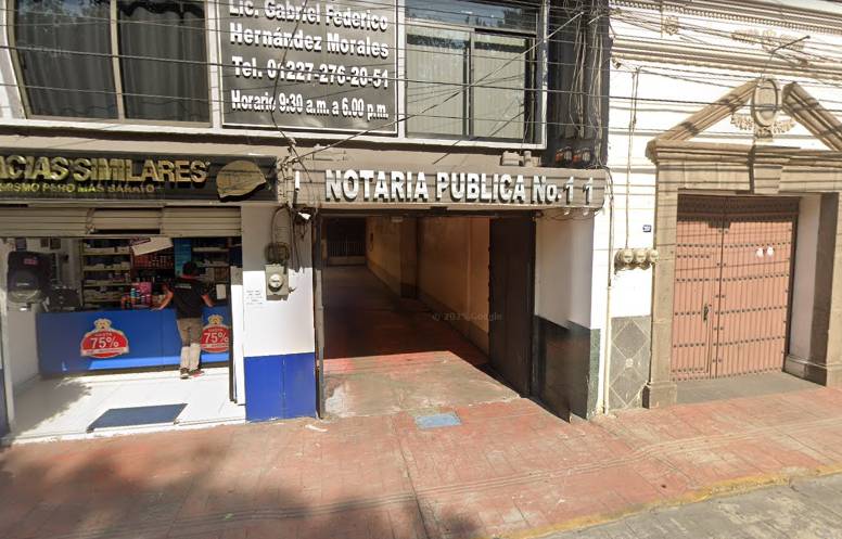 Sujetos armados asaltan notaría en el centro de Huejotzingo