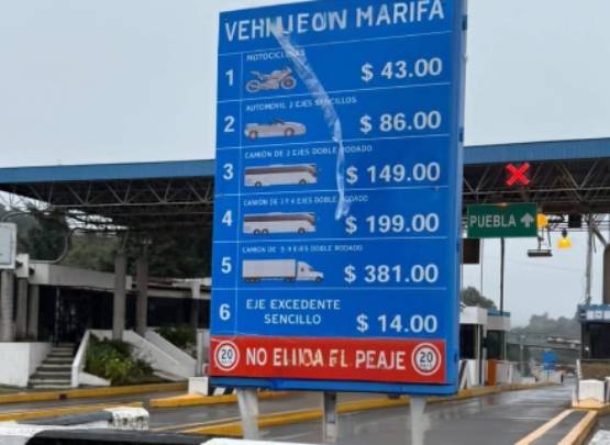 Incrementan precios en casetas de la autopista Teziutlán-Virreyes 
