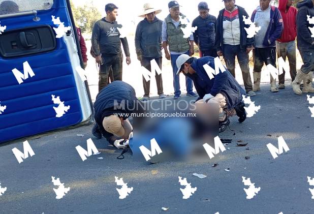 Muere motociclista al ser embestido por un vehículo en Tochtepec
