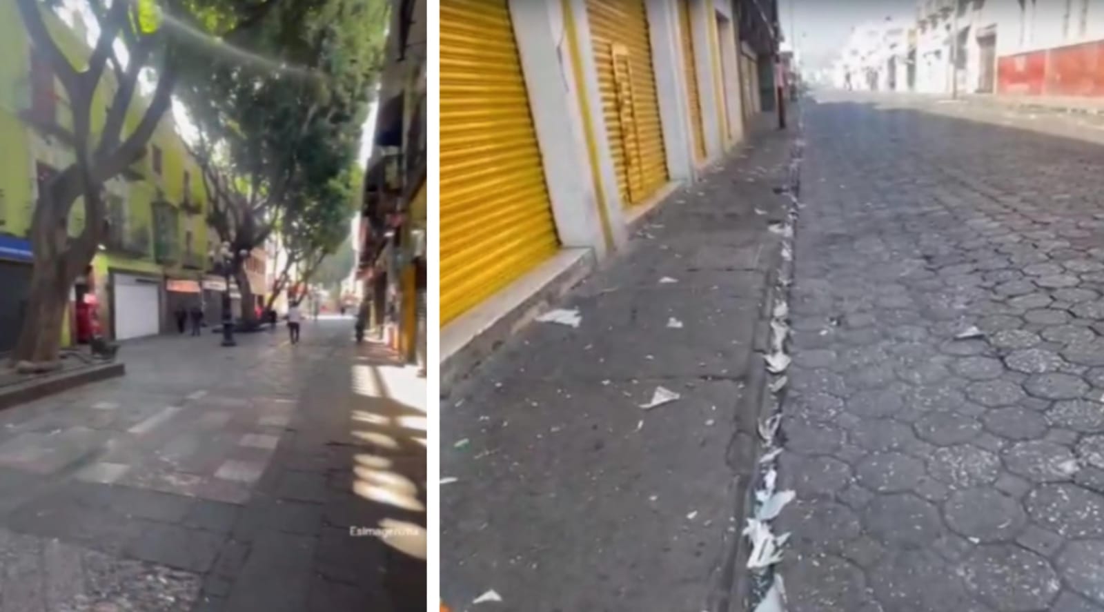 VIDEO La calma inunda las calles de Puebla este 1 de enero de 2026 