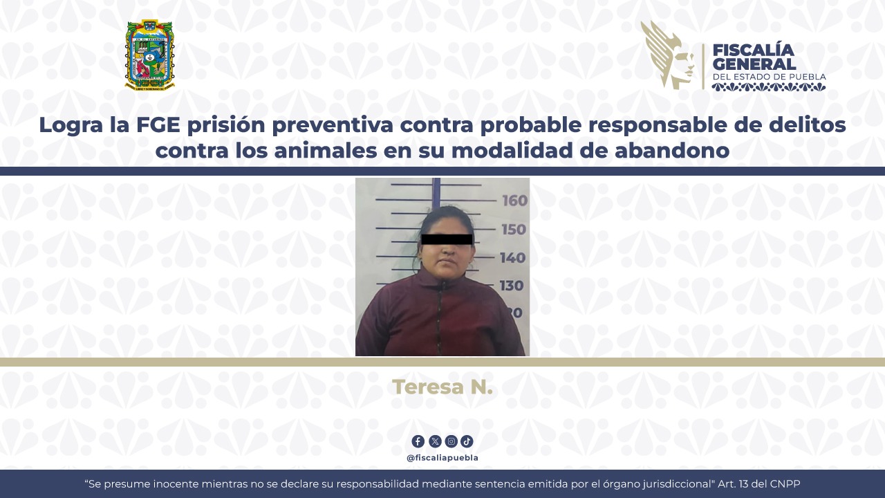 Teresa se va a la cárcel por abandonar a su perrita en veterinaria de la Romero Vargas