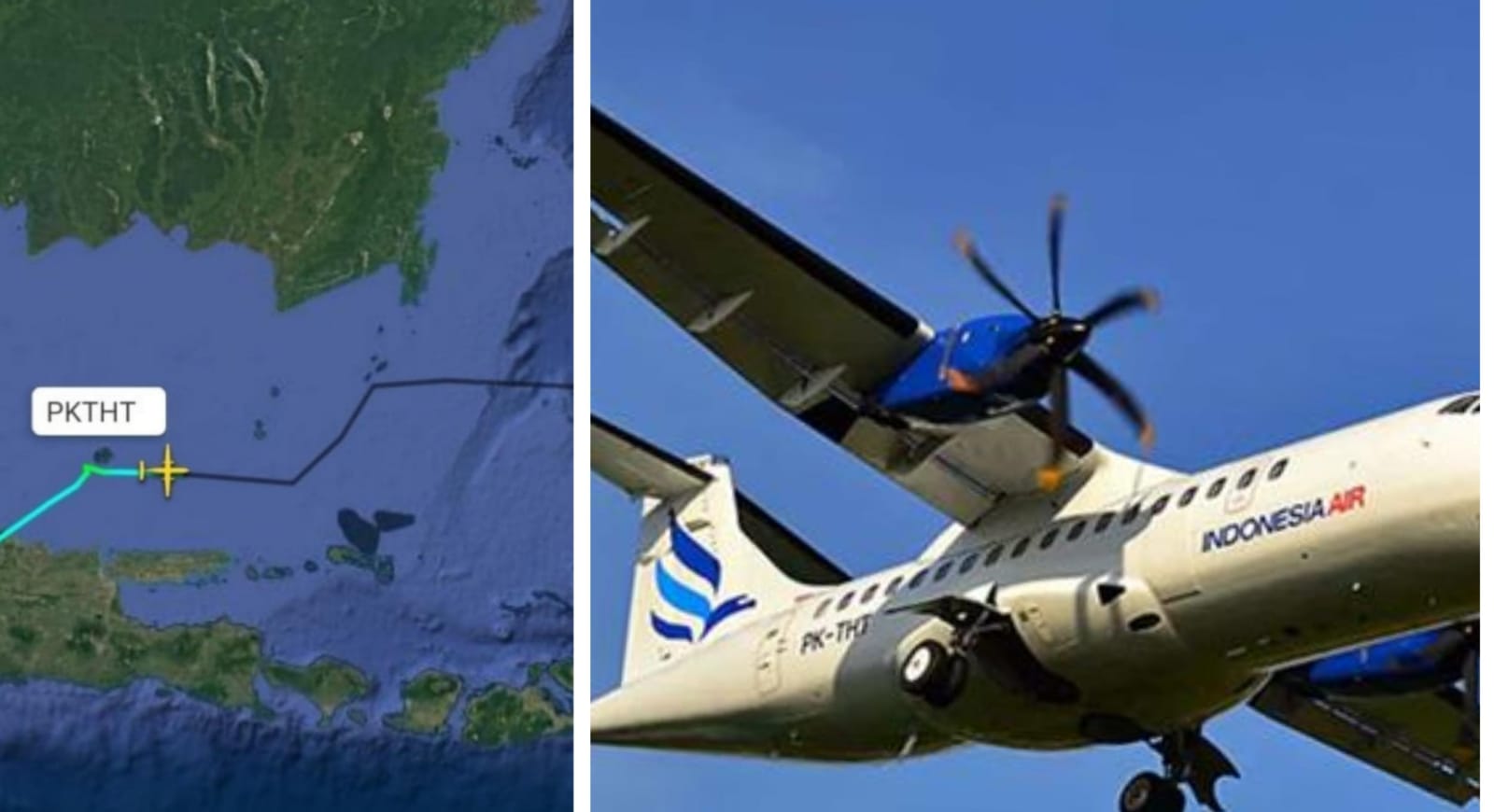 Un avión con 10 pasajeros desaparece en Indonesia 