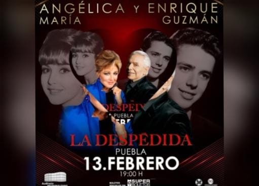 Angélica María y Enrique Guzmán se presentarán en Puebla en el mes de febrero 