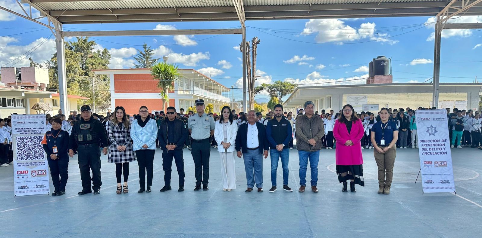 Realizan jornada de prevención en escuela secundaria de Amozoc