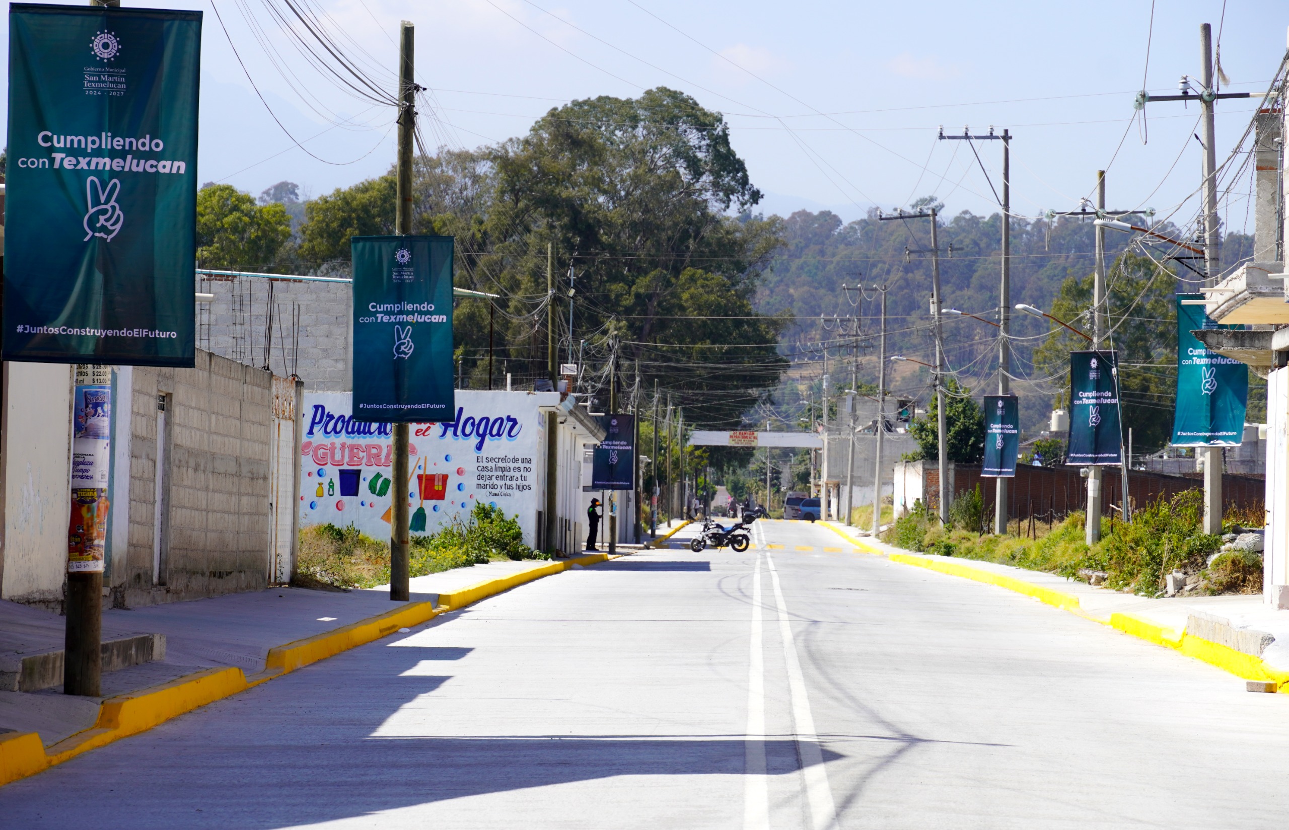 Gobierno de Texmelucan construye más de 11 km de calles con concreto hidráulico
