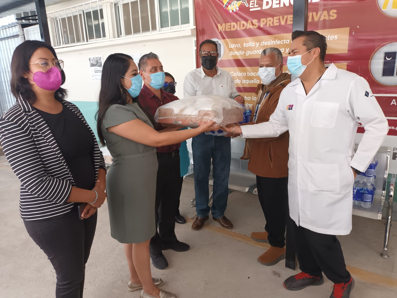 Refuerzan vacunación contra el sarampión en Santiago Momoxpan, San Pedro Cholula