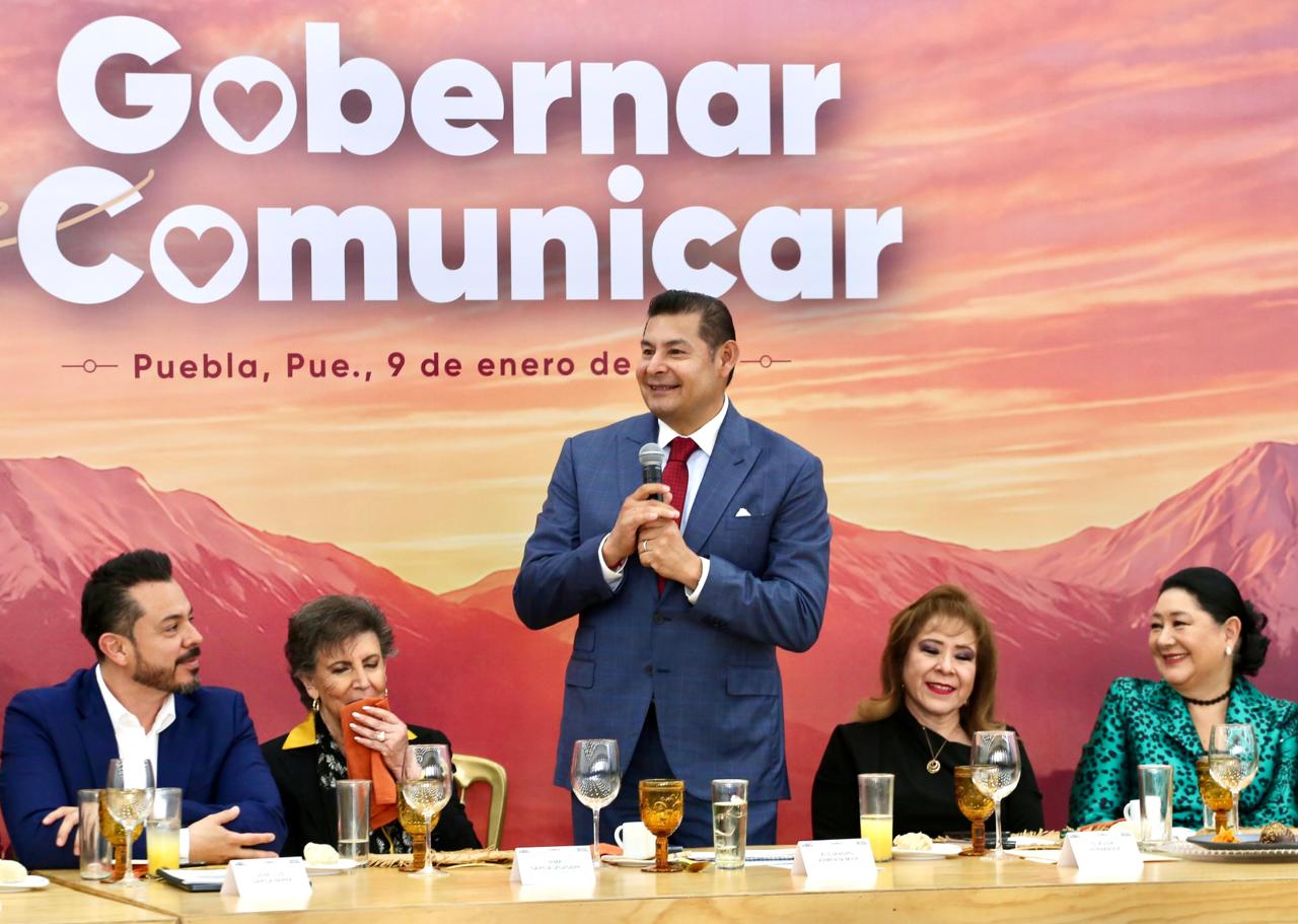 Percepción social, fundamental para gobernar; medios de comunicación, actores clave para transformar Puebla
