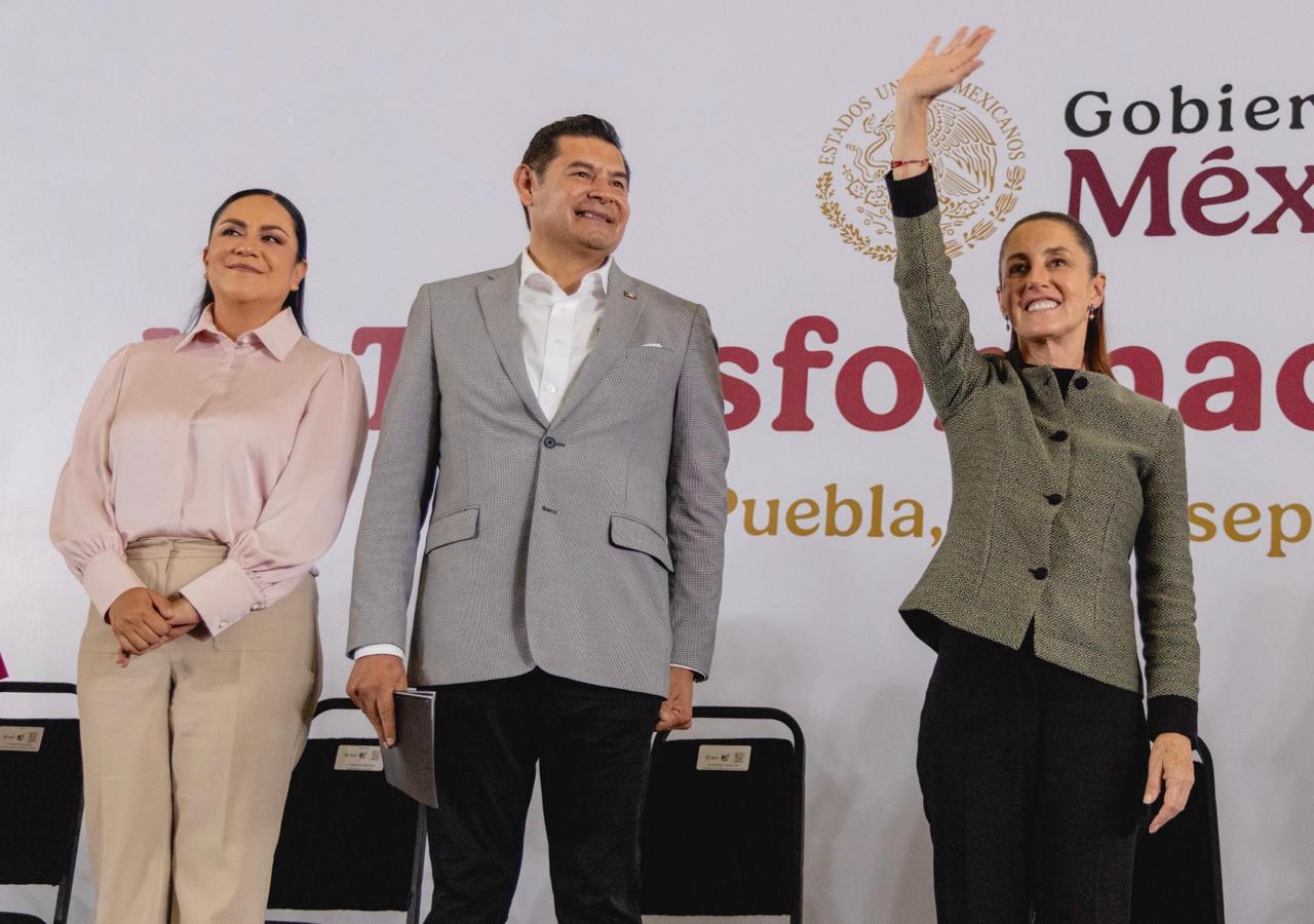 Décima visita de Sheinbaum a Puebla reafirma respaldo federal: Armenta