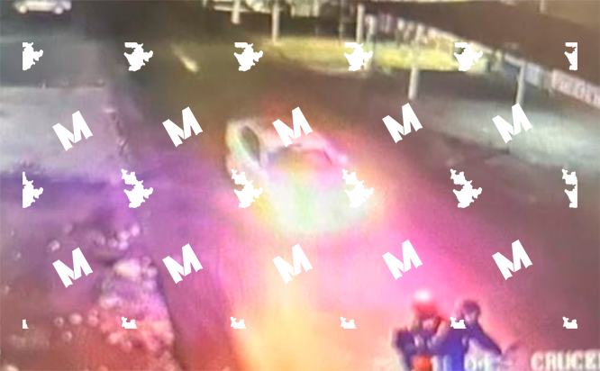 Atropellan a un elemento de tránsito en Texmelucan