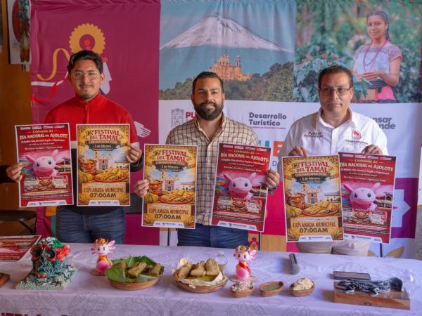 Invitan a la Festividad del Tamal y Día Nacional del Ajolote en Chignahuapan