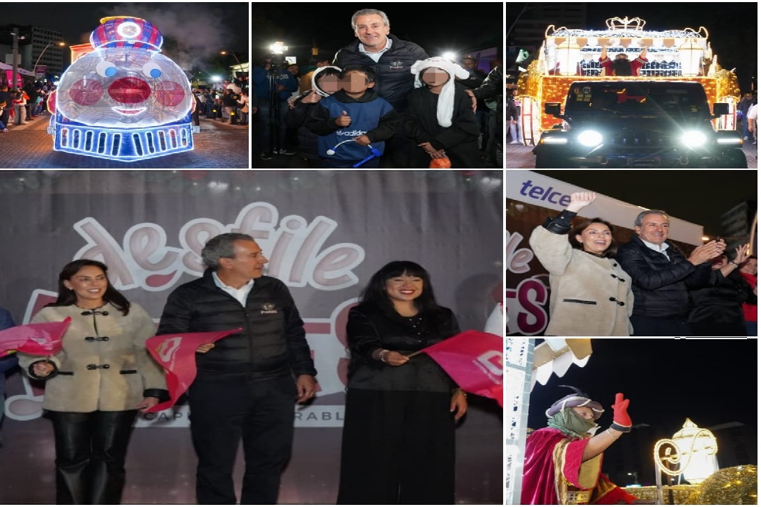 Puebla capital se llena de magia con el Desfile de Reyes Magos