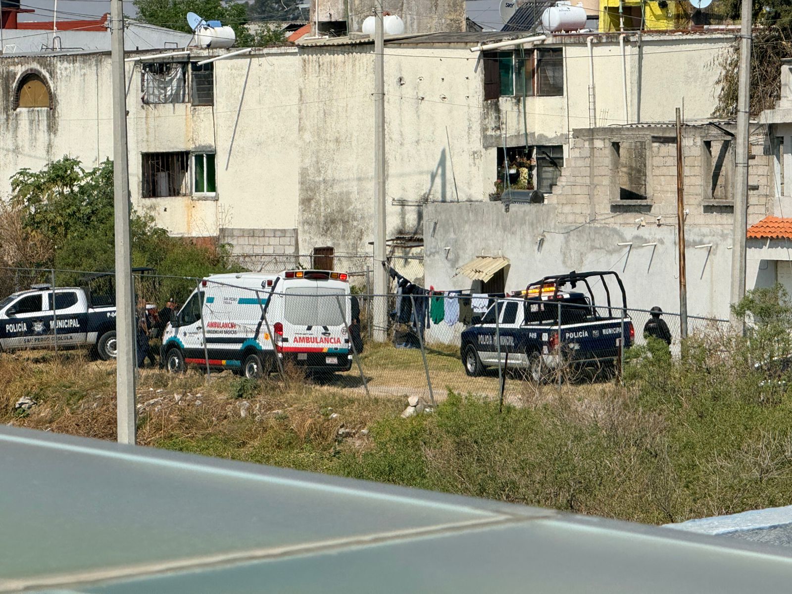 Policías de San Pedro Cholula repelen disparos; hay un herido