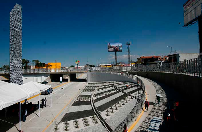 Avanza proceso administrativo para rehabilitar distribuidor Juárez-Serdán 