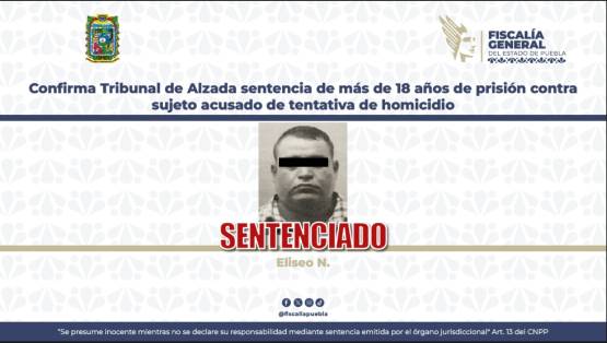 Por balear a mujer en Villa Frontera le dan 18 años de cárcel a Eliseo