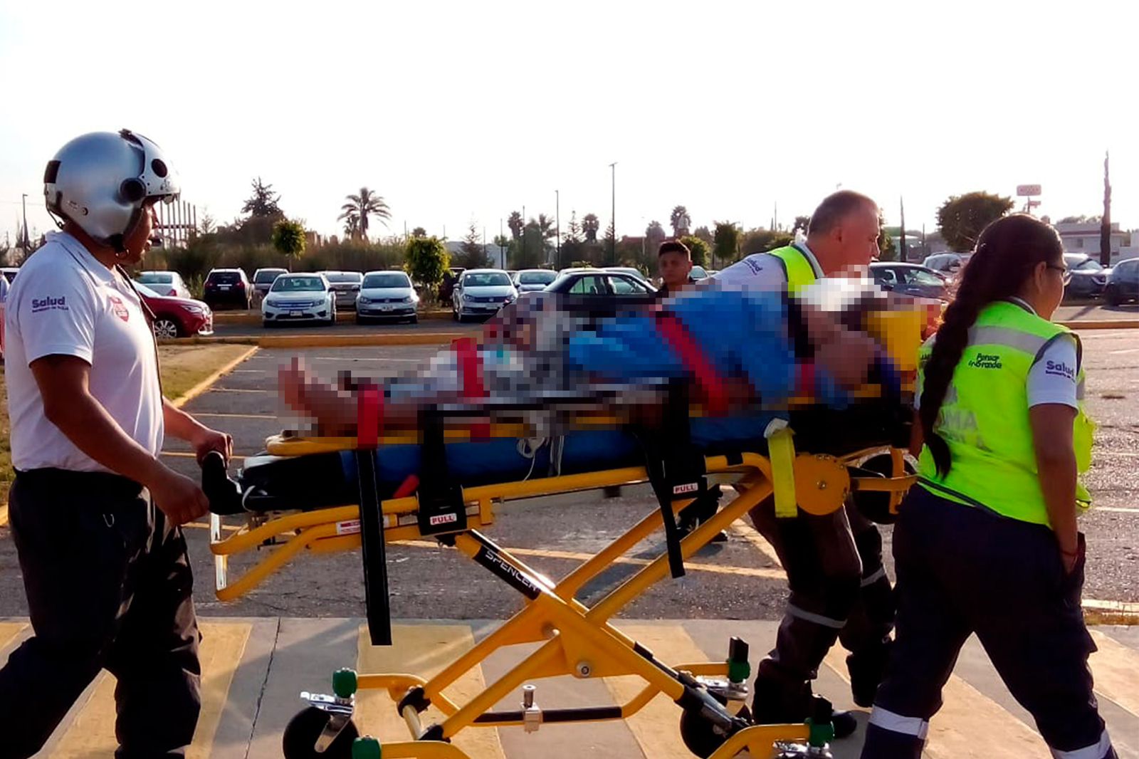 Gobierno poblano salva vida desde Izúcar de Matamoros con respuesta aérea