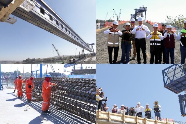 Avanza 65% obra de la Panga, para dar paso al puente de la transformación