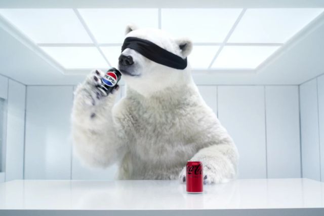 Oso polar de Coca-Cola elige Pepsi en el nuevo comercial para el Super Bowl