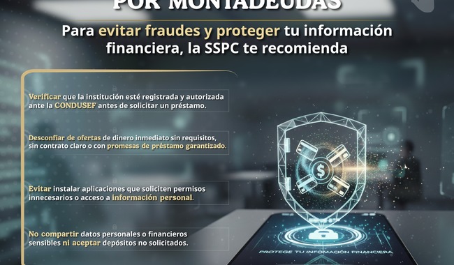 SSPC emite recomendaciones para evitar fraudes por montadeudas en la cuesta de enero