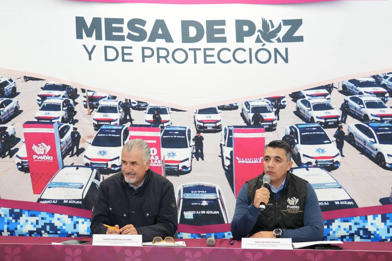 Baja incidencia delictiva en Puebla capital con Modelo Integral de Seguridad