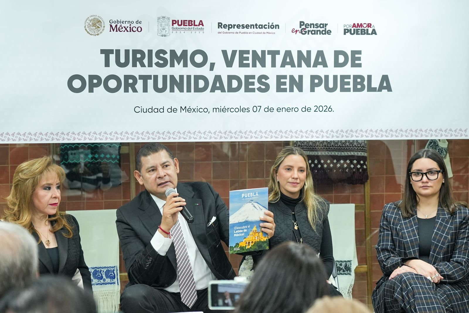 Puebla se consolida como potencia turística, es el cuarto destino más visitado en México