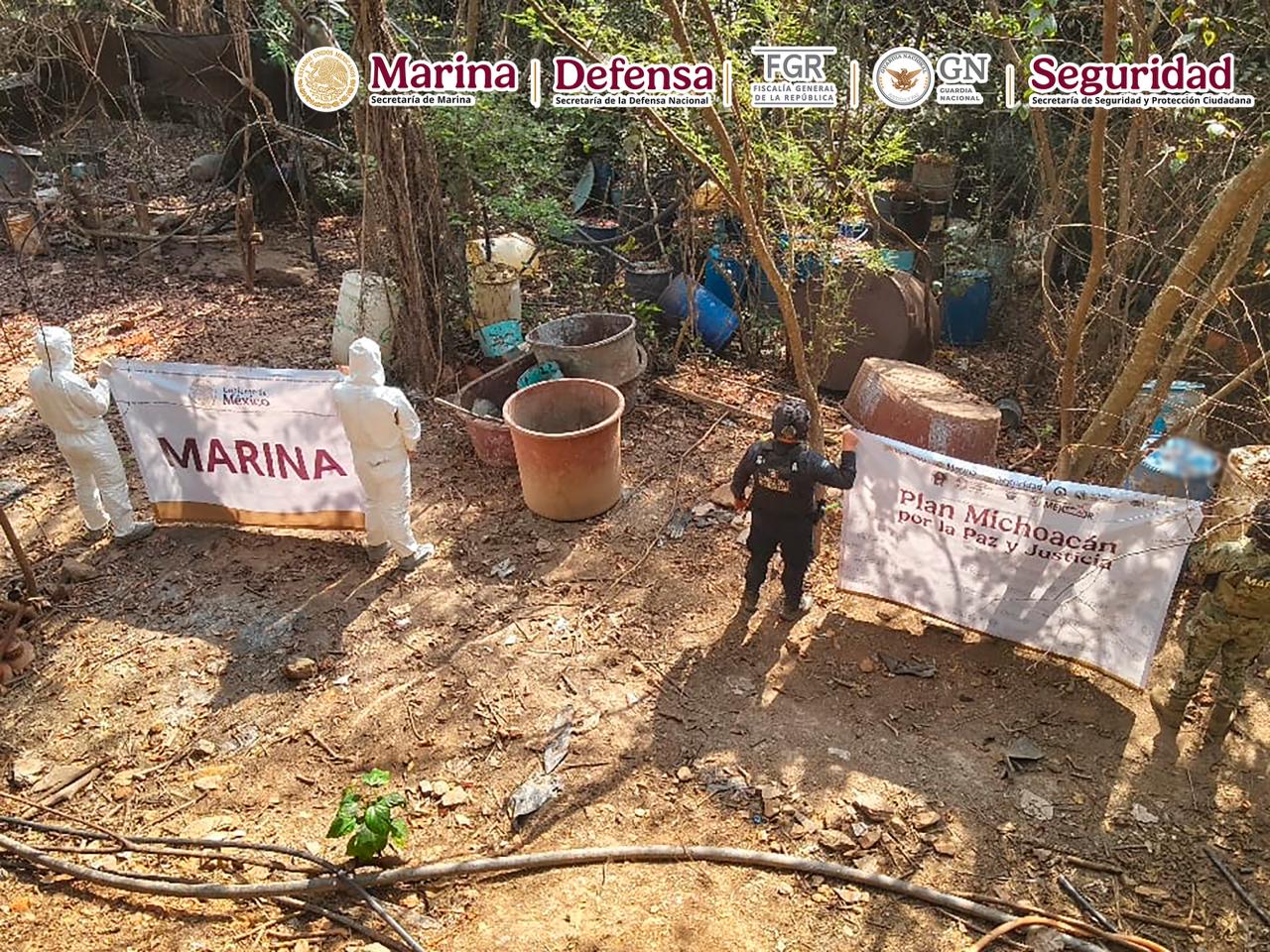 Desmantelan laboratorios clandestinos en Durango, Sinaloa y Michoacán