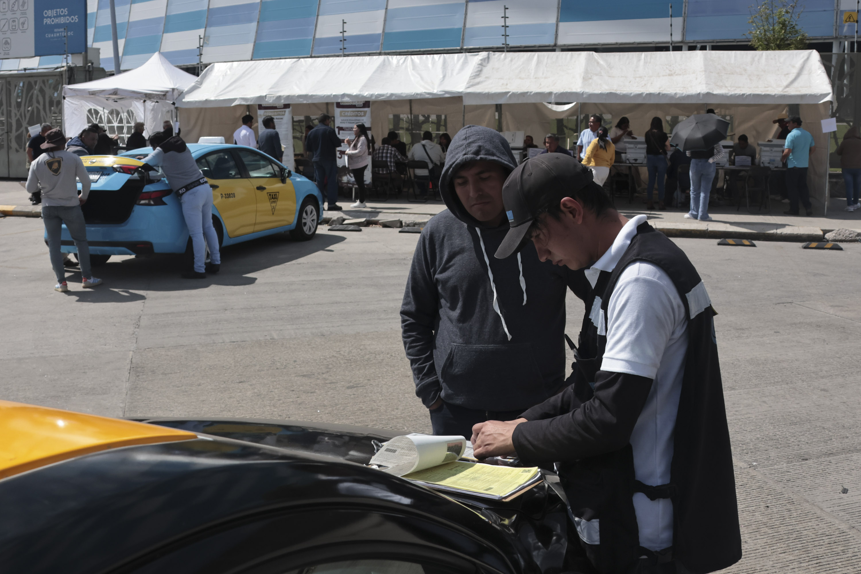 VIDEO Se reanuda la Revista Vehicular para transportistas atrasados en Puebla