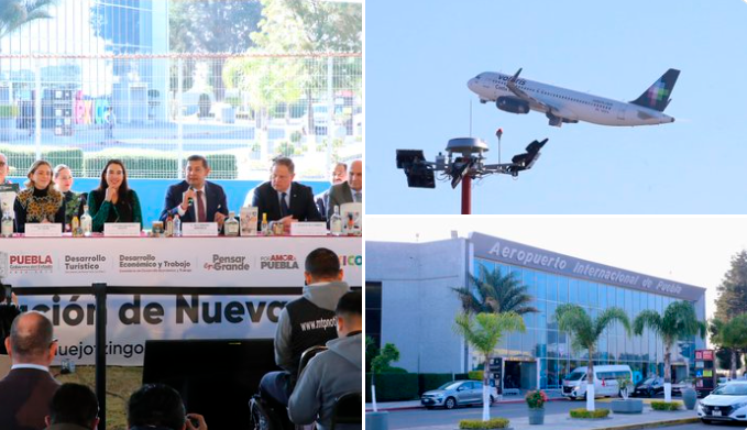 Volaris reconoce potencial turístico de Puebla; abre 12 vuelos desde Aeropuerto Hermanos Serdán