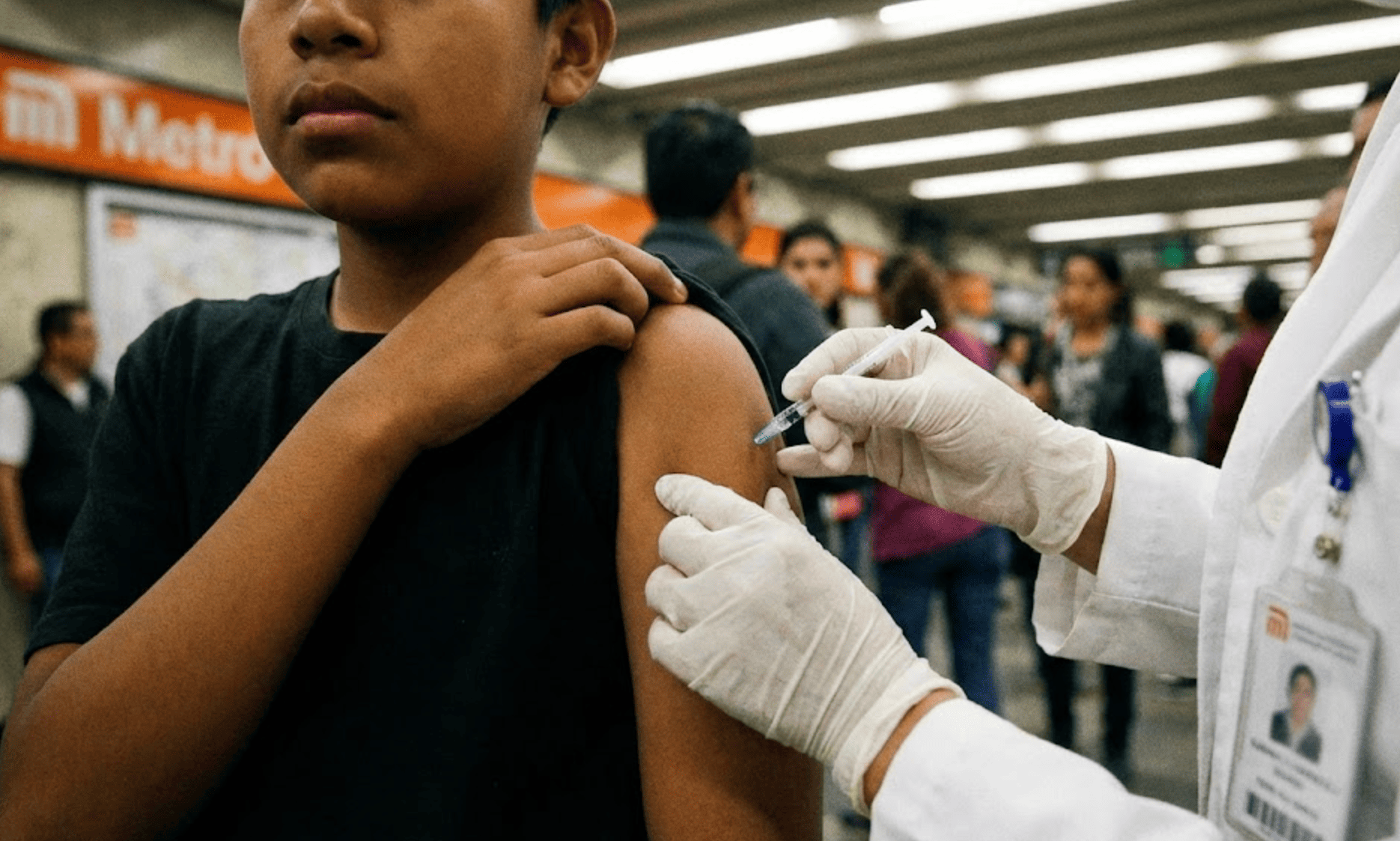Instalarán dos mil módulos de vacunación contra el sarampión en la CDMX