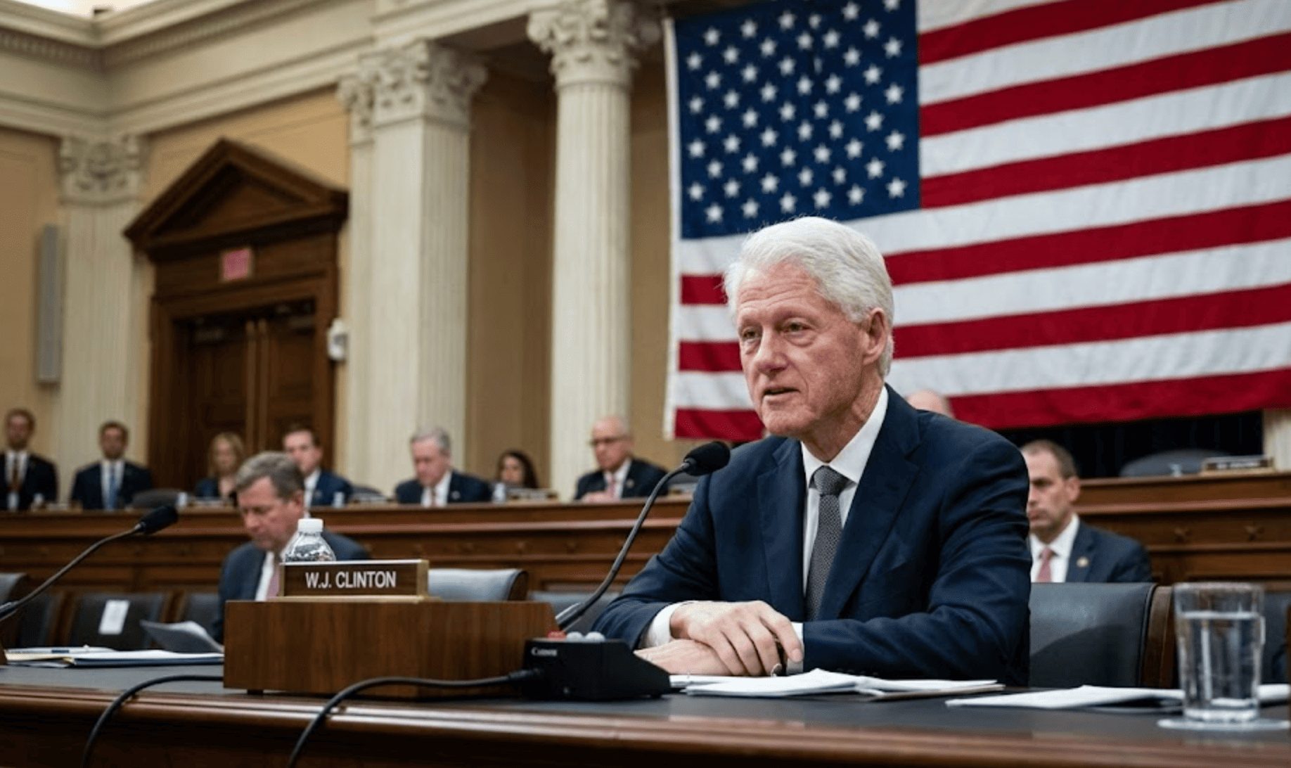 Bill Clinton niega conocer delitos de Epstein ante el Congreso : No vi nada ni hice nada malo 