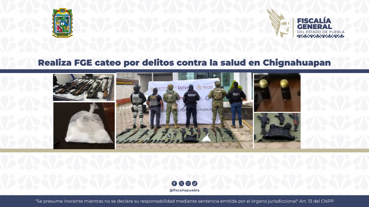 Fiscalía catea inmueble en Chignahuapan donde se ocultaba El Bukanas 