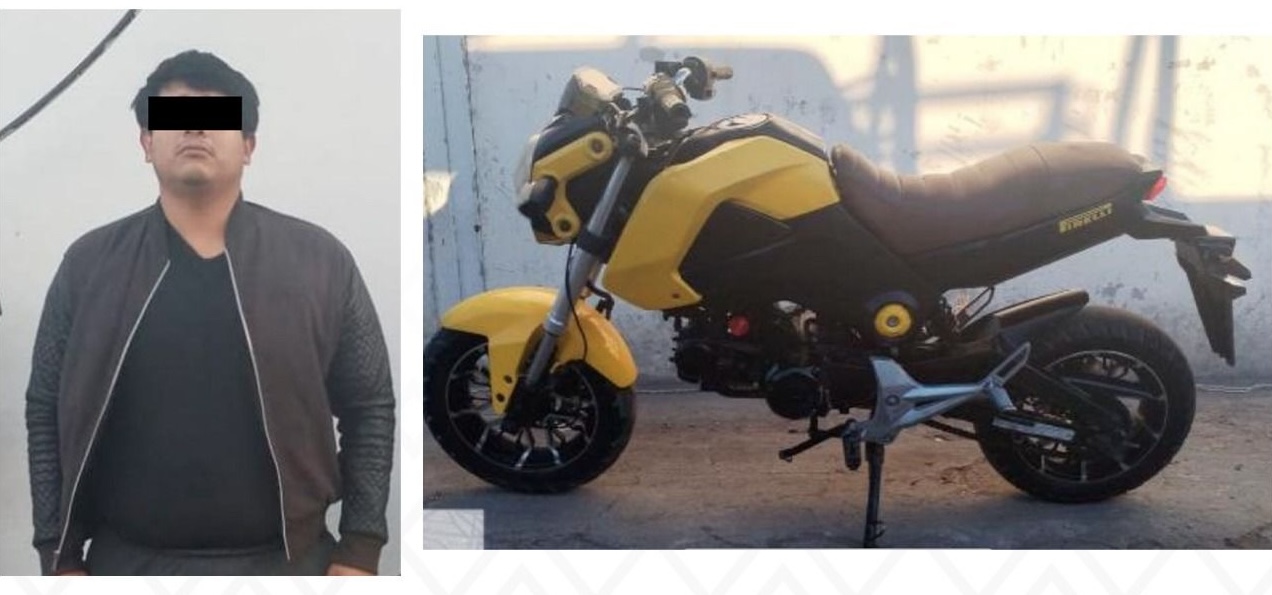 Detienen a hombre y recuperan motocicleta con reporte de robo en Tehuacán