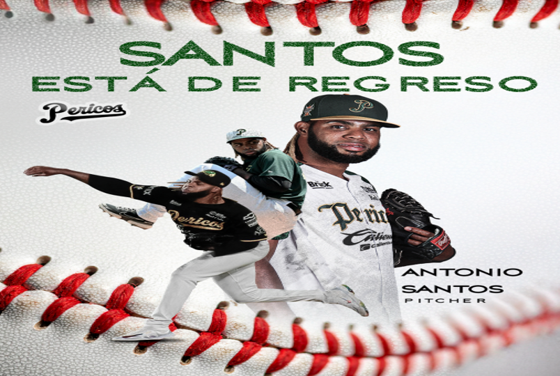 Regreso confirmado de Antonio Santos con los Pericos.