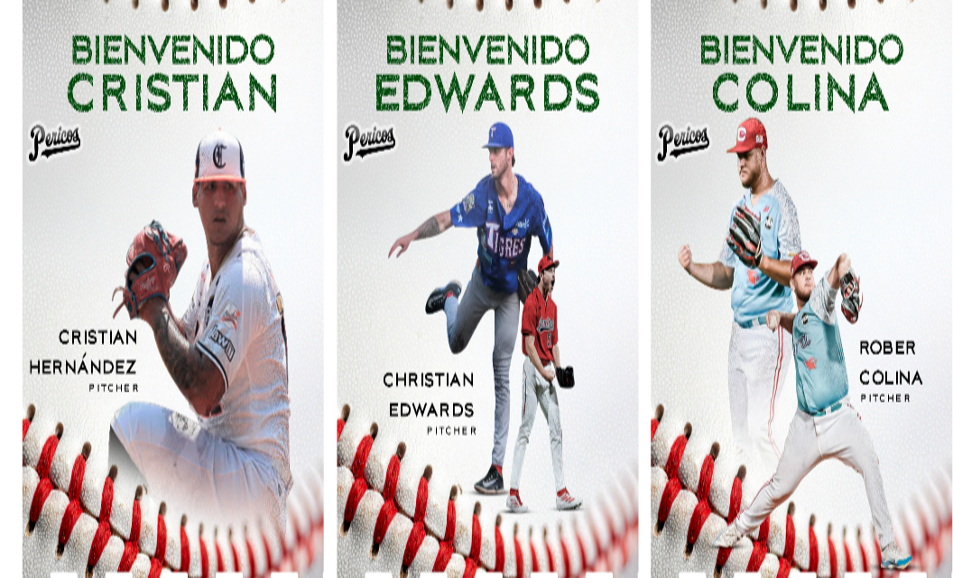 Edwards, Colina y Hernández, arriban a la pretemporada de Pericos