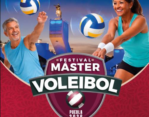 Puebla será sede del Festival Máster de Voleibol 2026