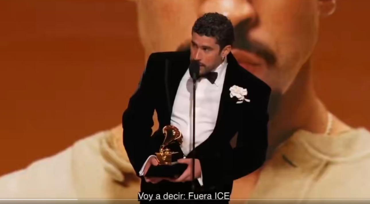 Bad Bunny se pronuncia contra las políticas migratorias durante su discurso tras ganar el Grammy 