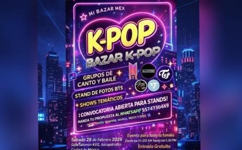 Si eres fan de BTS, lánzate a Mi Bazar Mex K-pop en CDMX 