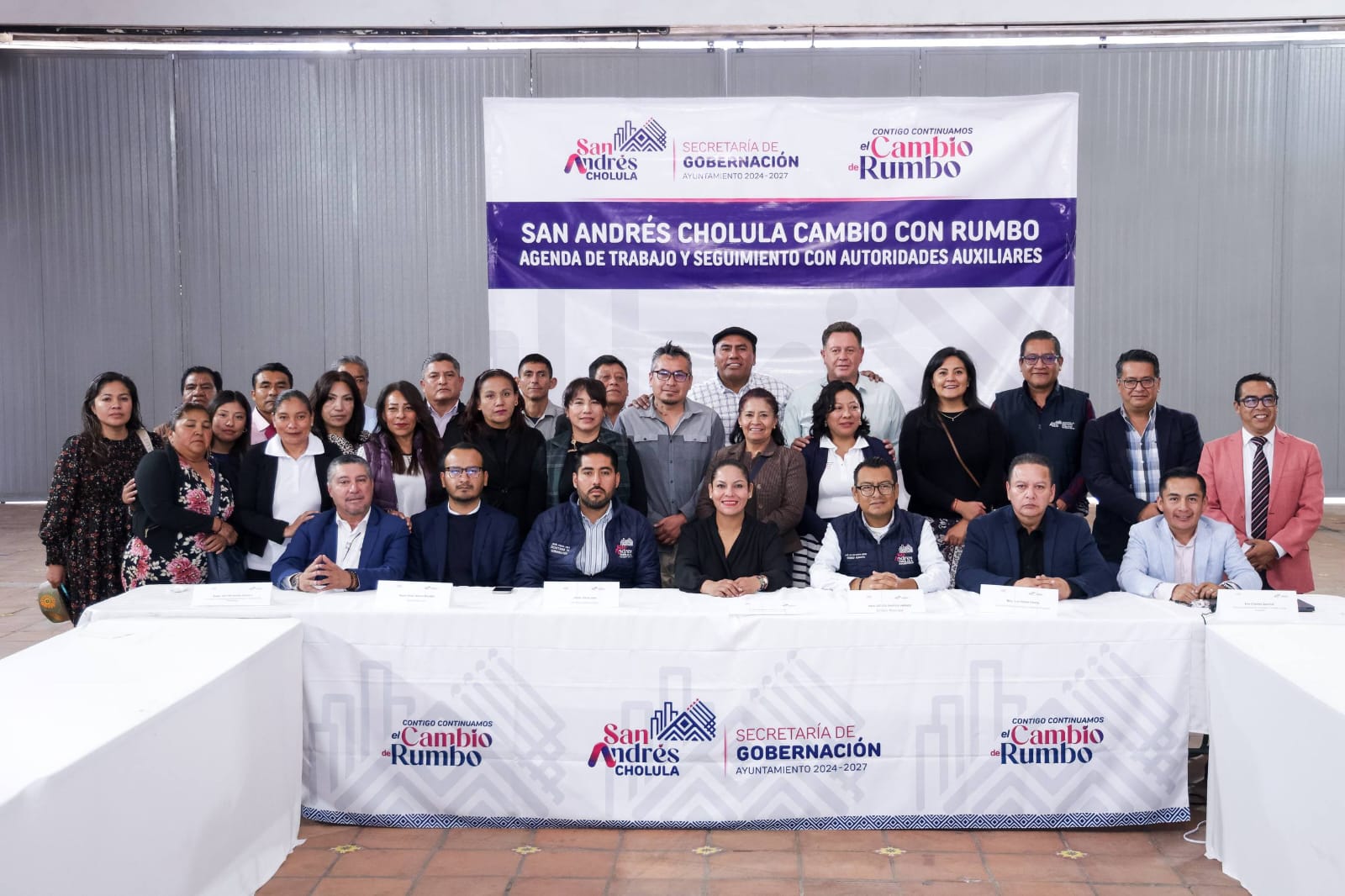 Comunidades unidas en San Andrés Cholula