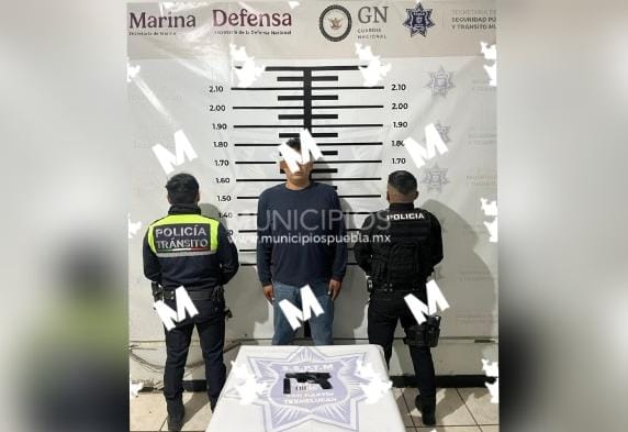 Lo detienen por robarle 200 mil pesos a cuentahabiente en Texmelucan