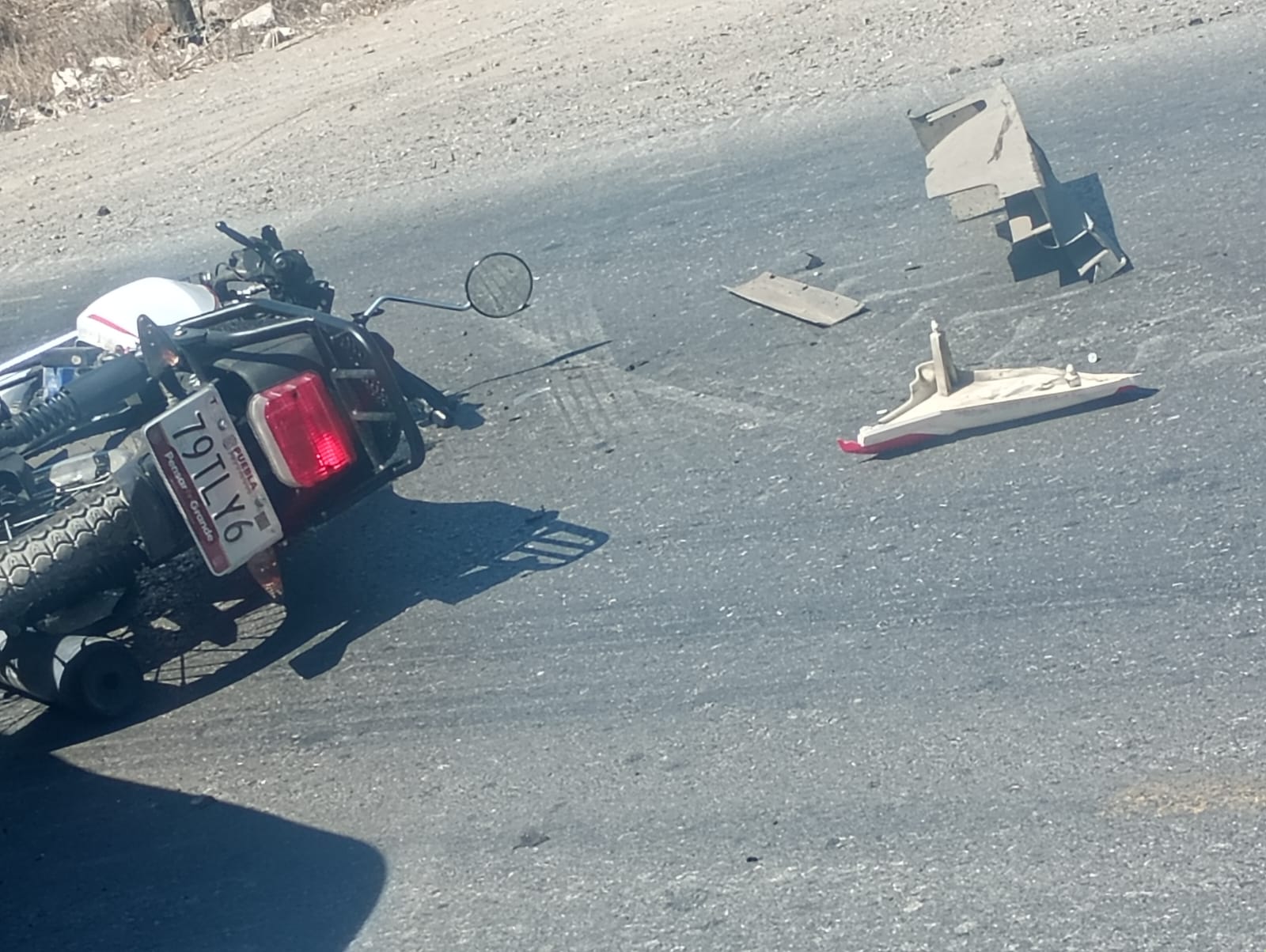 Motociclista fallece tras accidente en el Libramiento Tecnológico-San Marcos