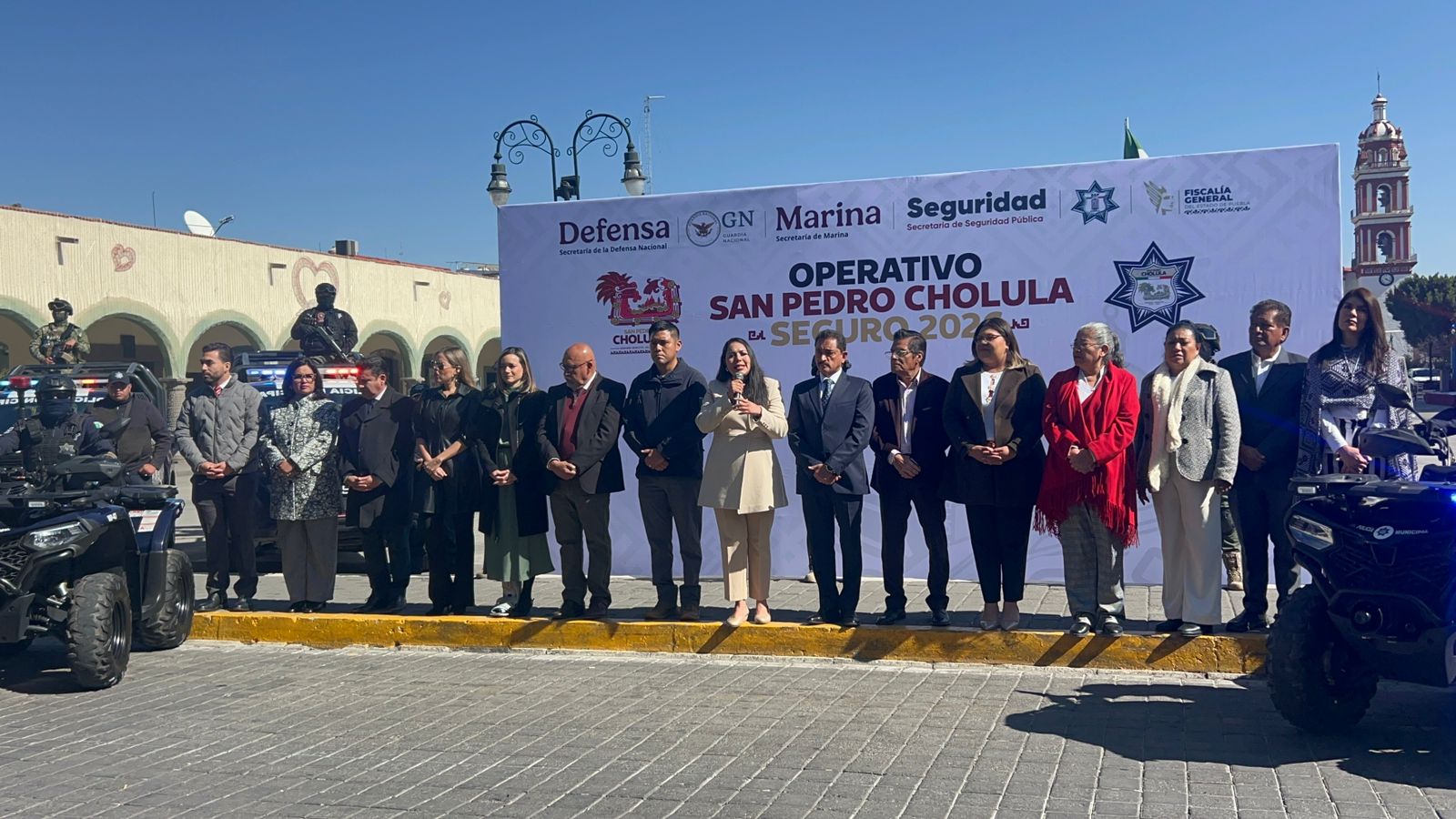 Intensifican operativos con San Pedro Cholula Seguro 2026