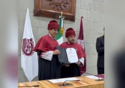 IPN reconoce la trayectoria de Sergio Salomón Céspedes con el Doctorado Honoris Causa 