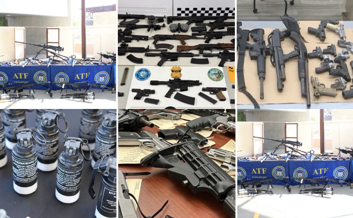 Estados Unidos ha incautado más de cuatro mil armas con destino a México